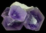 Amethyst Crystal Cluster on Matrix - Morocco #57040-1
